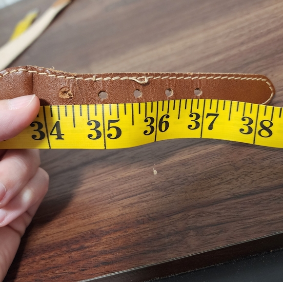 Kids Blue & Cream Braided Canvas Belt - Picture 3 of 4